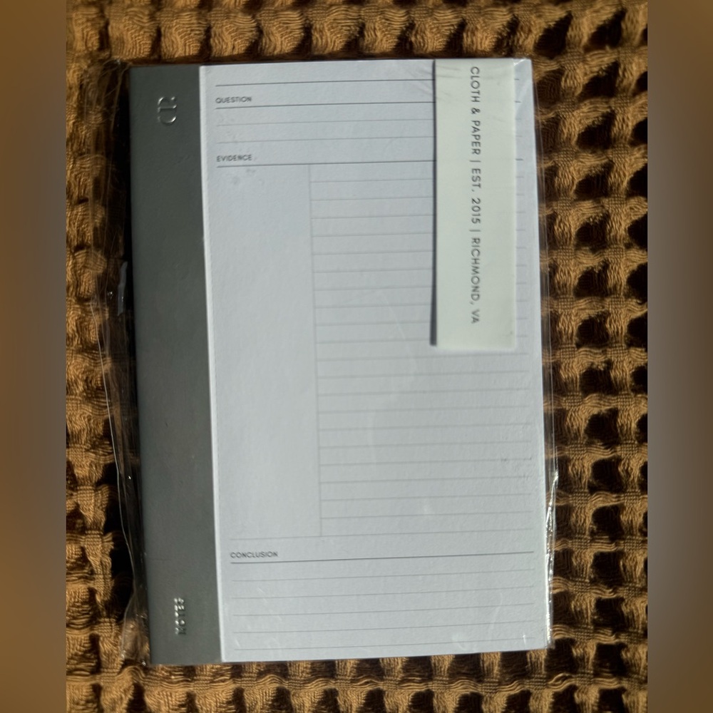 Cloth & Paper Left Bound QEC Notepad